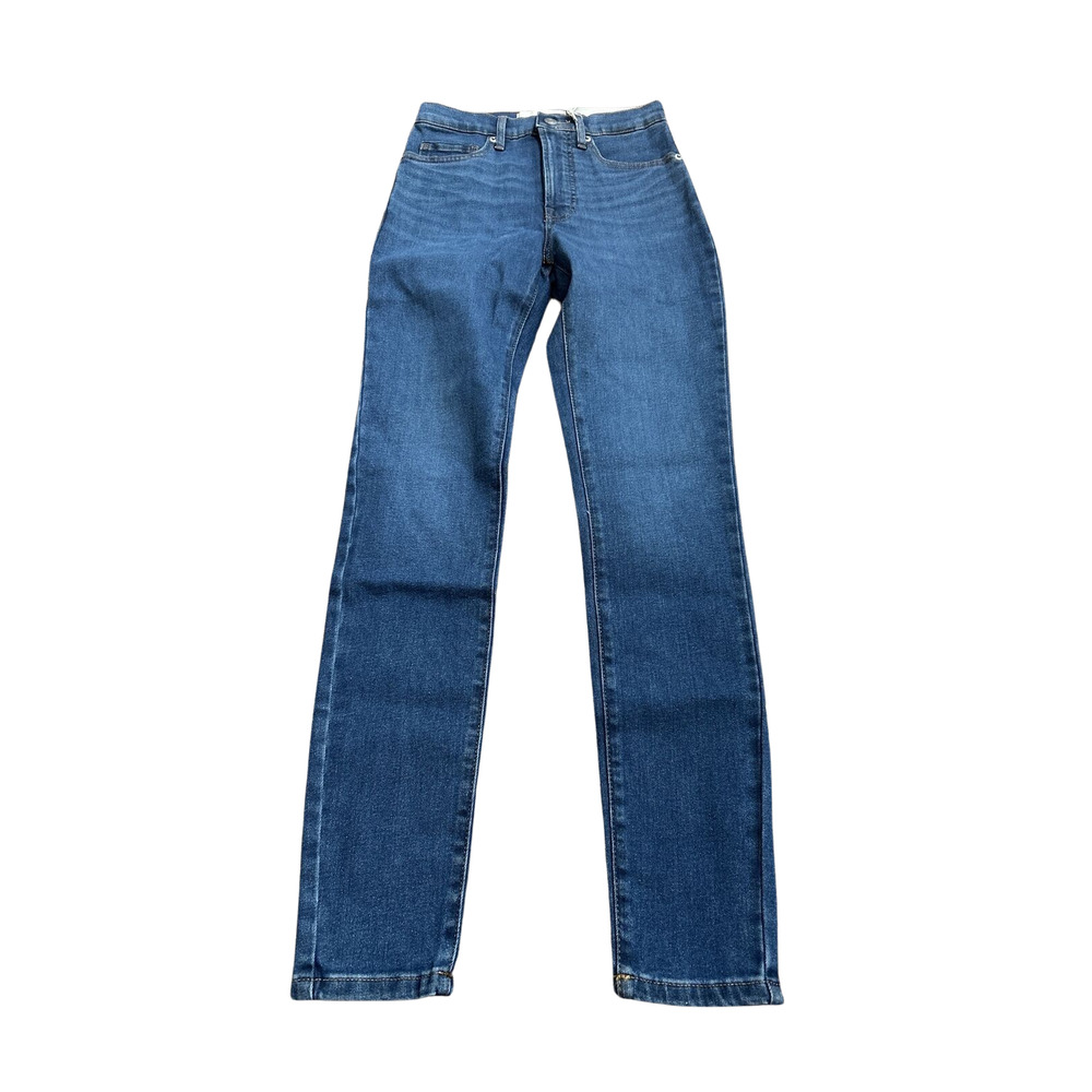 Everlane Womens‎ Size 24 Mid Blue High Rise Skinny Dark Wash Ankle Jeans NWT